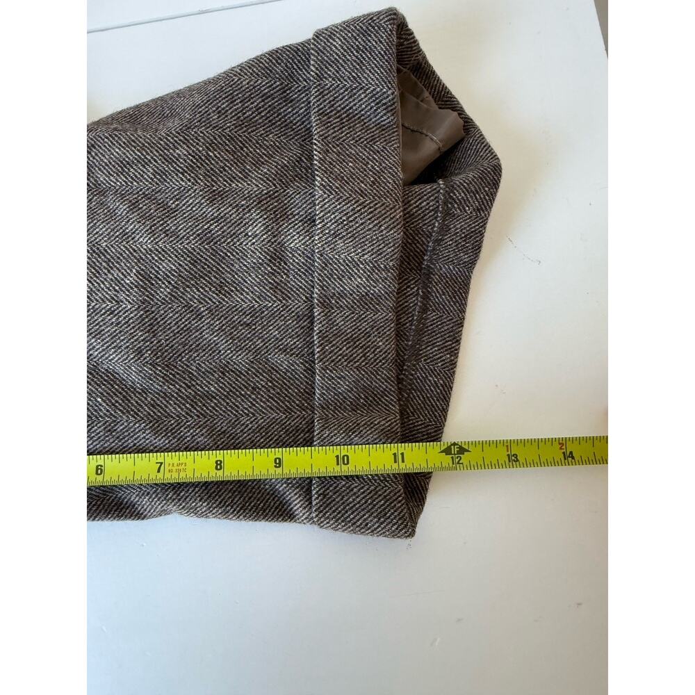 NEW Banana Republic 6 Herringbone Martin Fit Shorts 100% Wool Brown - Picture 8 of 8